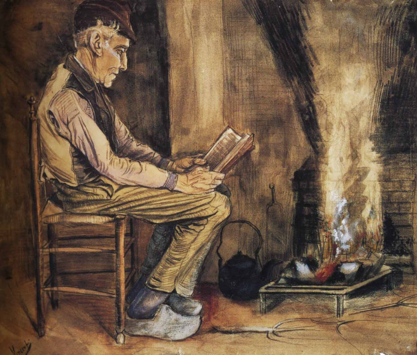 Мужчина у камина. Костер в древности. Очагом в котором человек. Огонь в пещере. Очагом в котором человек.